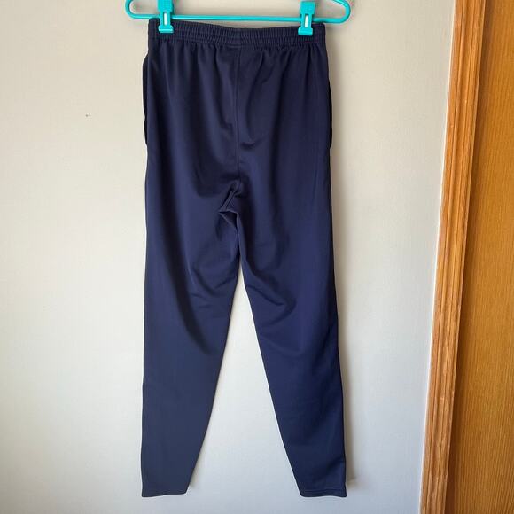 Under Armour Navy Blue Joggers with Zippers on Ankle Size Small - Picture 2 of 13